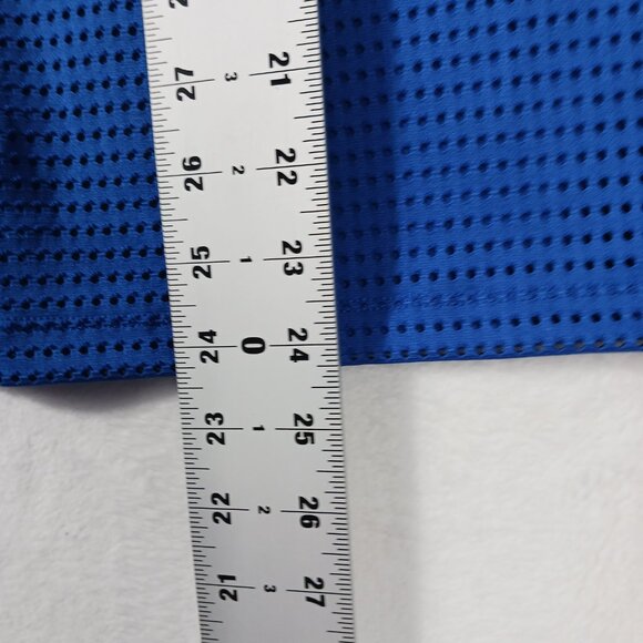 Chico's, Weekends by Chico's, S, cobalt Blue Mesh, Zip, Hooded 3/4 Sleeve Jacket - Picture 14 of 16